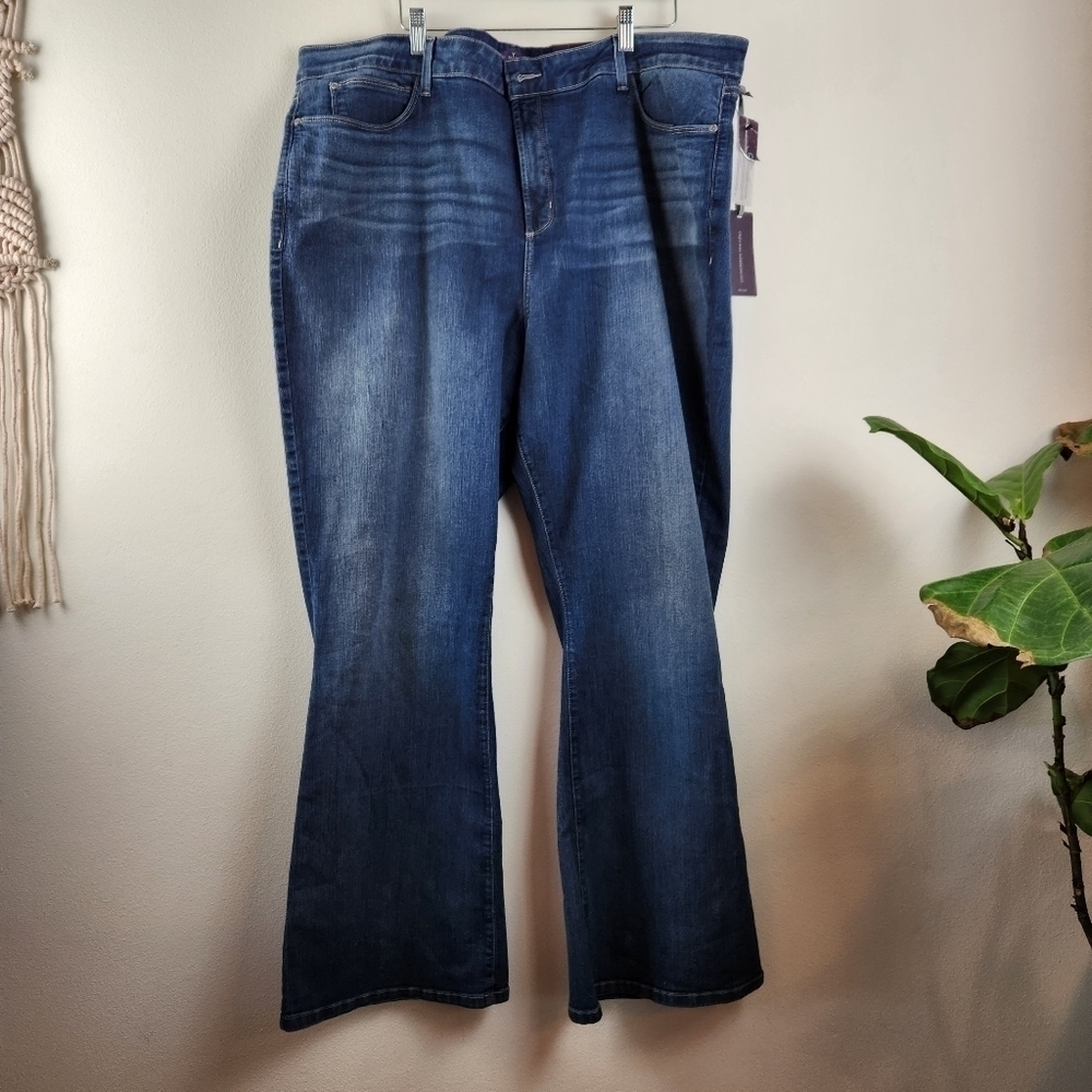 NYDJ Farrah Flare Lift Tuck technology Jeans Size 24W NWT
